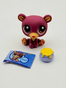 Littlest Pet Shop Oso Púrpura Figura Olla de Miel Accesorio 1602 - Imagen 1 de 8