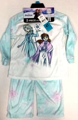 DISNEY'S FROZEN Girls 2-Piece Pajama Set (Purple, 3T) NWT - Image 1 of 3