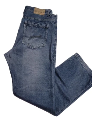 Pantalones de mezclilla azules holgados de hip-hop marca Joker Y2K de colección 38x33 Foto 1 de 4