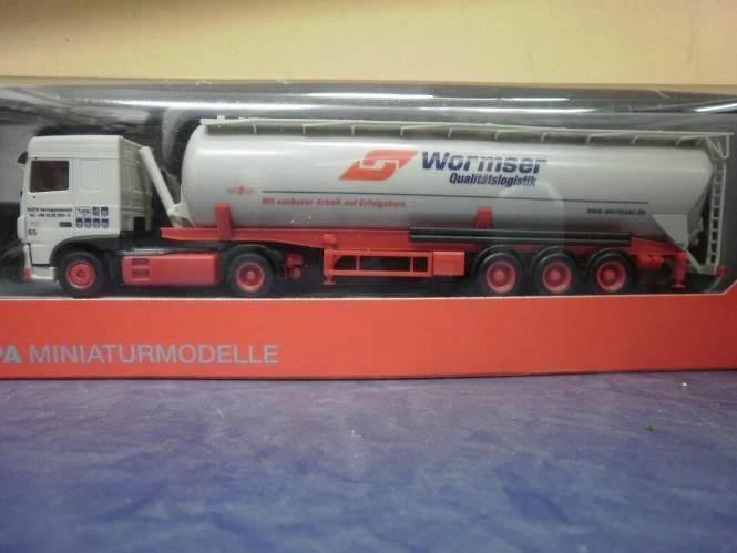 Herpa LKW DAF 106 XF Aerop. SC Kippsilo-SZ Wormser 306577 - Bild 1 von 1
