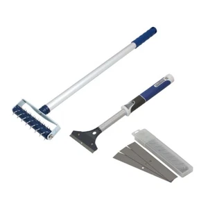 Profi Tapetenentferner Set Tapetenschaber Stachelwalze Bodenschaber - Bild 1 von 1