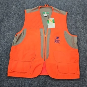 Game Winner Sportswear Hunting Vest 2483 Blaze Orange and Tan Size XL-2XL 45-50 - Picture 1 of 14
