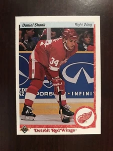 1990-91 Upper Deck #99 - Daniel Shank (RC) - Detroit Red Wings - Picture 1 of 2