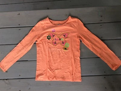 Camisa Circo Niñas Grande 10/12 LOVE Manga Larga Naranja Otoño Invierno Foto 1 de 3