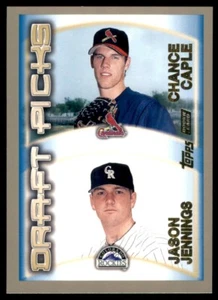 2000 Topps béisbol #212 Chance Caple Jason Jennings novato - Imagen 1 de 2