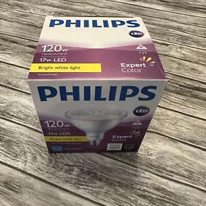 Philips 120w 17W LED Dimmable PAR38 Bright White Indoor Outdoor Flood Light Bulb - Picture 1 of 9