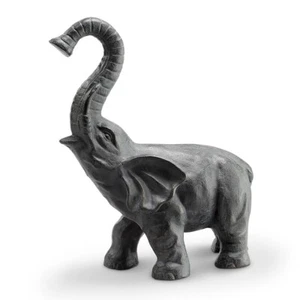 Good Looking Cute Baby Unforgettable Elephant With Upturned Trunk Sculpture - Picture 1 of 2