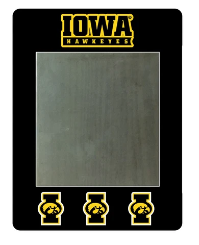 University of Iowa Hawkeyes Framed Magnetic Locker Mirror Cover