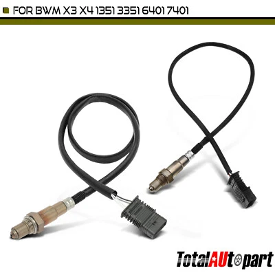 Sensor de oxígeno O2 2 piezas para BMW E82 135i E90/F30 335i 3,0 L aguas arriba y aguas abajo Foto 1 de 4