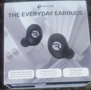 Raycon Everyday Earbuds - Bluetooth, Microphone,  (Black) - Picture 1 of 3