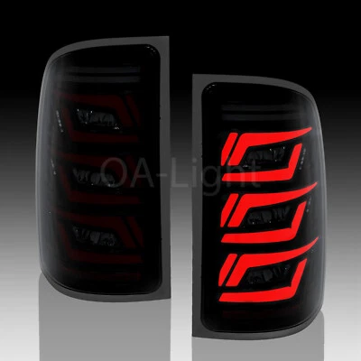 Full LED TaiL Lights For 2007-2013 GMC Sierra 1500 2500HD 3500HD Brake Lamp pair - Image 1 of 4