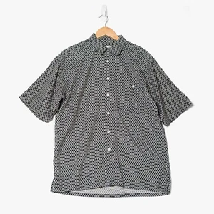 Vintage River Wash Jeans Mens Small Button Up Shirt Black/White - Bild 1 von 5