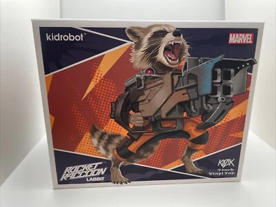 Rocket Raccoon Labbit Kidrobot Marvel Guardianes de la Galaxia 7" Kozik Foto 1 de 4