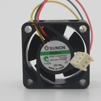 SUNON Maglev KDE1204PKV1 4020 40mm x 20mm Cooler Cooling Fan 12V 0.8W 3Pin - Image 1 of 3