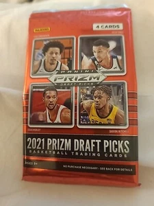 2021 Panini Prizm Draft Picks Basketball - One 4 Card Sealed Pack  - Picture 1 of 2