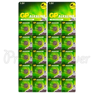 20 x GP Alkaline 192 LR41 batteries 1.5V V3GA 192A GP192 SR41SW SR41 - Picture 1 of 1