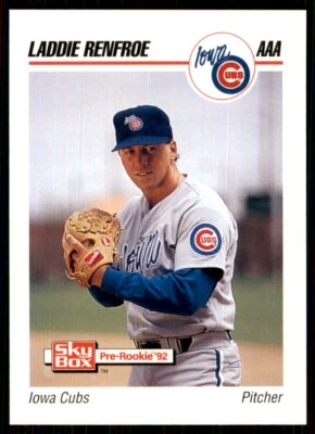 1992 SkyBox AAA Laddie Renfroe Iowa Cubs #105 - Image 1 of 2