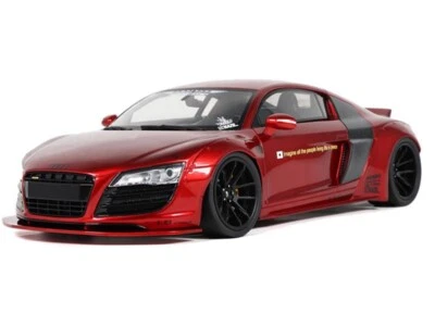 2022 AUDI R8 «LB РАБОТАЕТ» КРАСНЫЙ 1/18 МОДЕЛЬ АВТОМОБИЛЯ GT SPIRIT GT892 - Изображение 1 из 2