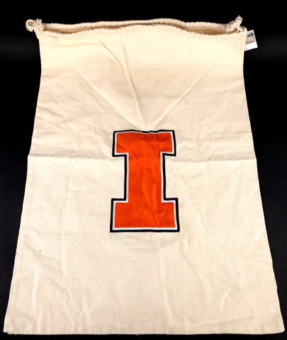 Fighting Illini Football Collegiate Collection Drawstring Bag NCAA 21" x 30" New Cover