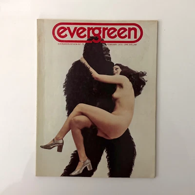Evergreen Review Feb 1970 #75 literary progressive Cool Illustration & Design - Image 1 of 4