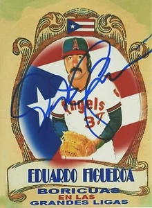 TARJETA PERSONALIZADA FIRMADA POR EDUARDO FIGUEROA - Imagen 1 de 1