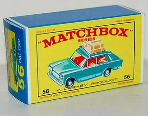 Matchbox Lesney No  55 FIAT 1500 Empty Repro Box  E.. - Picture 1 of 1