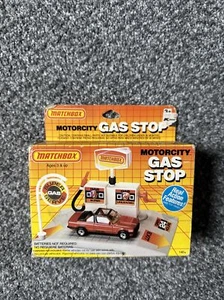 Vintage Matchbox Gas Stop Motorcity 1985 in Box - Picture 1 of 7