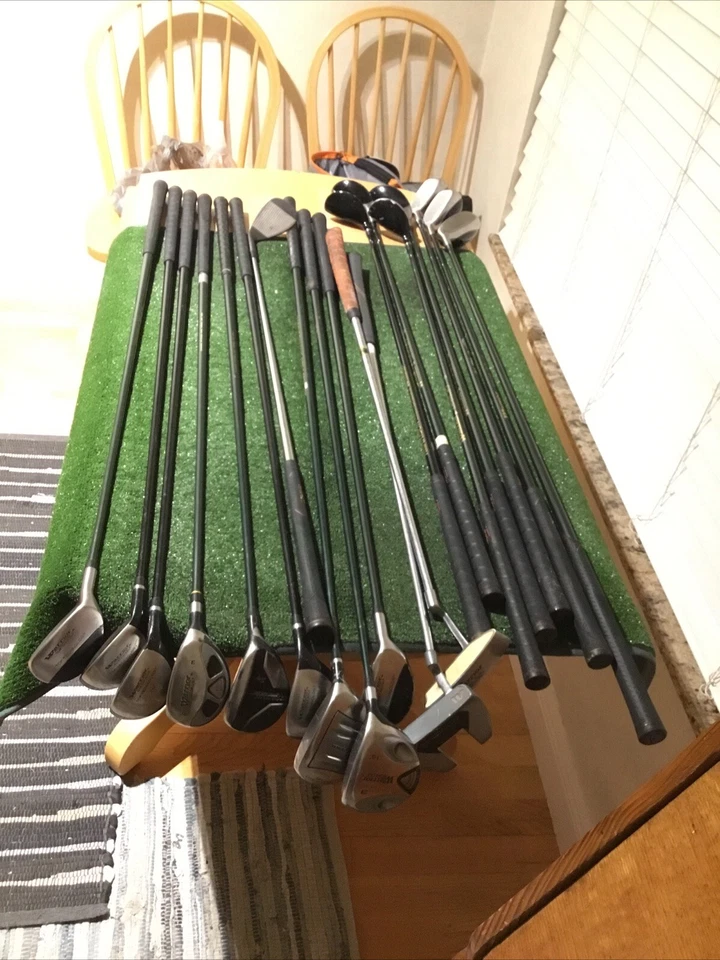 Lote Usado De 19 Palos Guerrero Híbridos, Maderas, Putters, Lob Wedge (RH) Foto 1 de 4