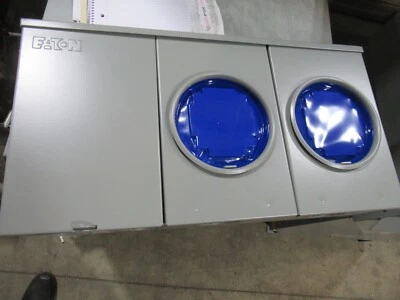 Eaton 2KNU1CLX Meter Base 200A 120/240V 1PH3W 2 Pos. 100A (4)-Term -MB379-NEW-B - Image 1 of 4