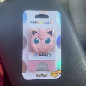 Popsockets Pokemon PopWallet + « JIGGLYPUFF », poignée et support, scellé - Photo 1 sur 6