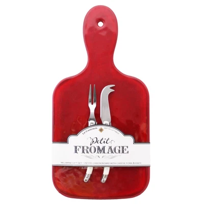 Juego de regalo de tablero de queso pequeño granate Le Cadeaux - GS-SCB-GAR Foto 1 de 2
