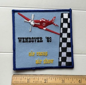 Wendover Air Races Air Show ‘89 1989 Souvenir Embroidered Patch badge - Picture 1 of 3