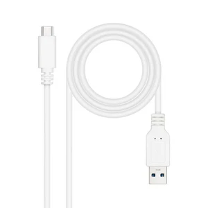 USB-C-Kabel NANOCABLE 10.01.4001-L150-W Weiß 1,5 m - Bild 1 von 5