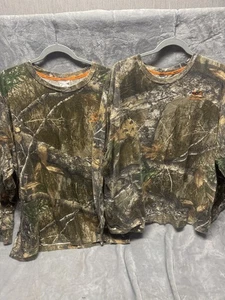 Realtree Edge Herren 3XL Camouflage Langarm Hemd Set Duftkontrolle Jagd Lagenlook - Bild 1 von 13