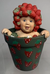 Anne Geddes Babys sind die größte Belohnung des Lebens Figur entzückendes Erdbeerbaby - Bild 1 von 11