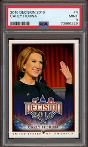 2016 Leaf Decision Carly Fiorina #4 (PSA 9) - Picture 1 of 1