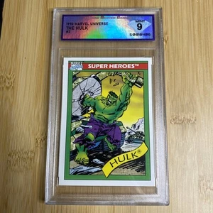 THE HULK 1990 Impel Marvel Universe #3 DSG MINT 9 SUPER HEROES MARVEL COMICS - Picture 1 of 2