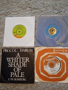 Procol Harum  4  7"  Vinyl Singles  - A Whiter Shade Of Pale , Conquistador - Picture 1 of 5