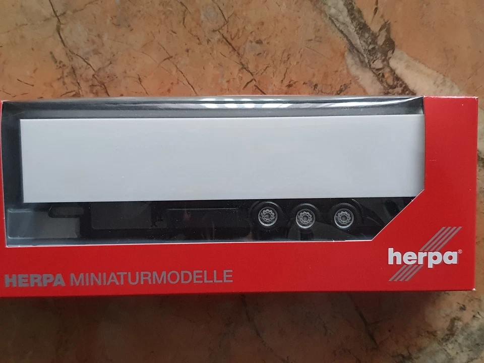 Herpa 076319 Kofferauflieger 3-achsig  Neu+OVP - Bild 1 von 1