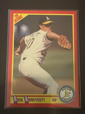 1990 Score #317 Rick Honeycutt *823 - Image 1 of 2