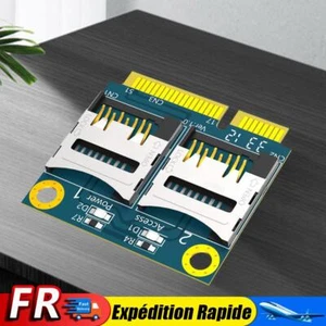 Adaptateur double carte TF vers Mini PCI-E, adaptateur Mini PCIe, lecteur de car - Bild 1 von 10