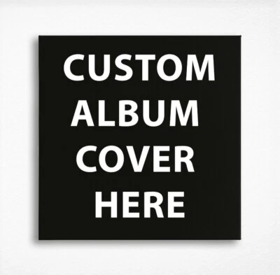 ARTGIRLJJ Custom Album Cover on Stretched Canvas Personalized Music Art Wall Decor