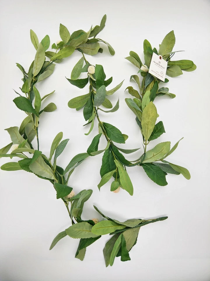 Hearth & Hand With Magnolia 6 Foot Thistle Forever Green Artificial Garland