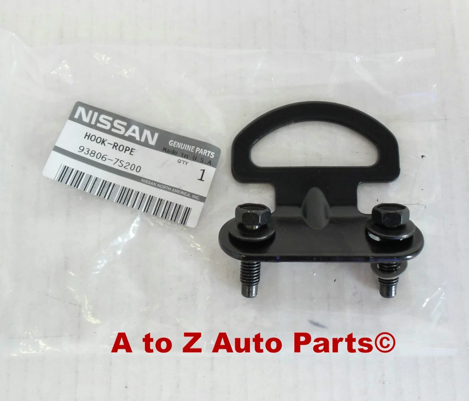 NEW 2004-2015 Nissan Titan, Frontier Rear Bed Steel Tie Down, Rope Hook, OEM - Image 1 of 1