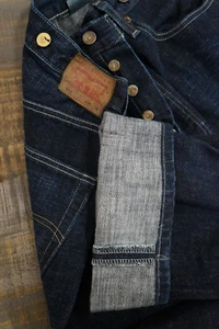Pantalones de mezclilla vintage Levis Original 501 pierna recta botón mosca para hombre ~35x~36 (VER FOTOS) - Imagen 1 de 20