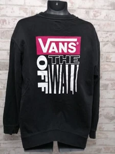 Vans "Off The wall" Sweatshirt - Crew Neck - Big Logo Spellout - Size Medium - Picture 1 of 10