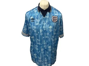 1990 1992 England Away Football Shirt XL Trikot - Bild 1 von 5