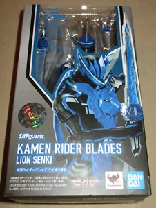 Bandai Tamashii S.H.Figuarts - Kamen Rider Blades Lion Senki - Juego de figuras azules - Imagen 1 de 6