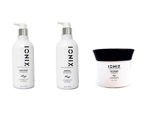 ISO Beauty Ionix Organic Argan Shampoo, Conditioner & Deep Treatment Set 500ml - Bild 1 von 4