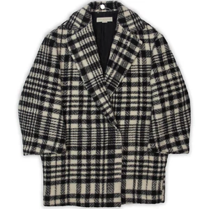 $1775 Stella McCartney Wool/Alpaca Oversized Coat/Jacket/Blazer Plaid 40/M-L - Picture 1 of 23